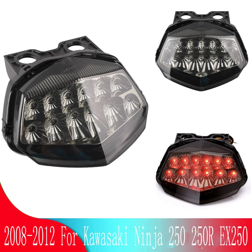 Светодиодные стоп-сигналы для мотоциклов Kawasaki Ninja 250 250R EX250 2008 09 10 11 12
Светодиодные стоп-сигналы для мотоциклов Kawasaki Ninja 250 250R EX250 2008 09 10 11 12