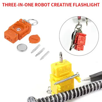 Portable Screwdriver Fold Screwdriver Screwdriver Robot LED Flashlight Useful Multi-Function Durable Hand Tool Tools Set
Portable Screwdriver Fold Screwdriver Screwdriver Robot LED Flashlight Useful Multi-Function Durable Hand Tool Tools Set