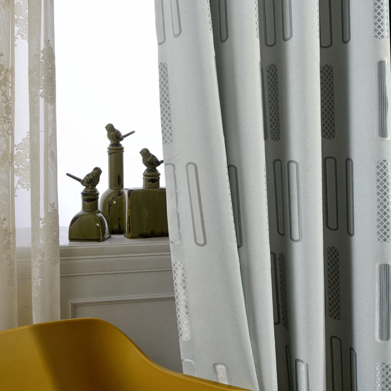 Gray/Coffee Geometric Jacquard Modern Curtains for Living Room Window Curtains for the Bedroom Curtains for Kids
Gray/Coffee Geometric Jacquard Modern Curtains for Living Room Window Curtains for the Bedroom Curtains for Kids