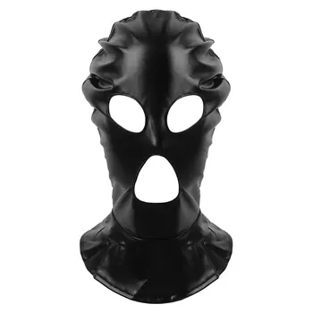Unisex Wet Look Latex Mask Women Men Halloween Cosplay Party Full Face Mask Hood Adjustable Zipper Shiny Horror Headgear Costume
Unisex Wet Look Latex Mask Women Men Halloween Cosplay Party Full Face Mask Hood Adjustable Zipper Shiny Horror Headgear Costume