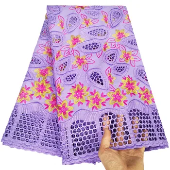 Latest Swiss Voile lace in Switzerland High Quality lilac cotton lace fabric Nigerian Cord lace fabrics 5Yards for party dress
Latest Swiss Voile lace in Switzerland High Quality lilac cotton lace fabric Nigerian Cord lace fabrics 5Yards for party dress