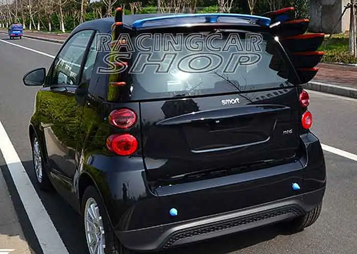 B Style Rear Roof Spoiler Wing Fit For Smart Fortwo 2008-2013