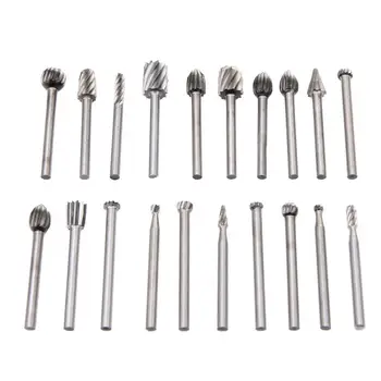 20pcs/Set HSS Routing Wood Rotary Milling Wood Burr Bit Grinder Tool Rotary File Cutter Grinder Woodworking Micro Repair Tools
20pcs/Set HSS Routing Wood Rotary Milling Wood Burr Bit Grinder Tool Rotary File Cutter Grinder Woodworking Micro Repair Tools