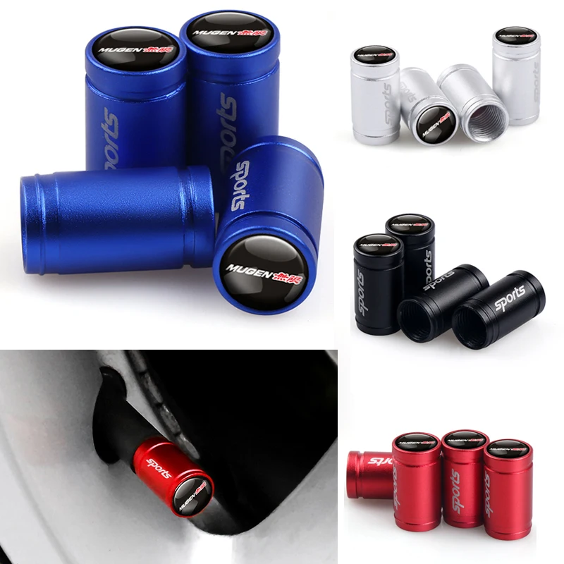 Car Styling 4Pcs New Tire Air Valve Stem Caps Cover Mugen logo For Honda Accord Fit CRV Jazz City Jade Odyssey Pilot Accessories
Car Styling 4Pcs New Tire Air Valve Stem Caps Cover Mugen logo For Honda Accord Fit CRV Jazz City Jade Odyssey Pilot Accessories