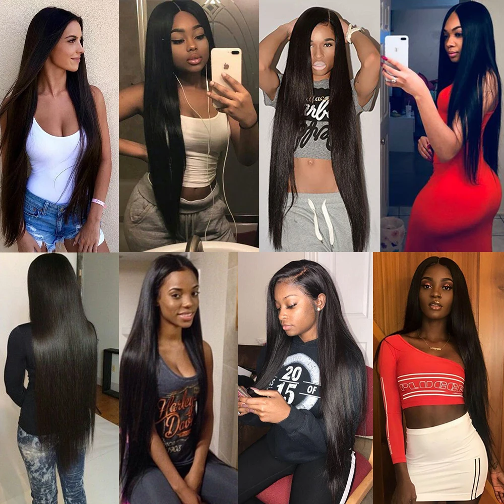 Abijale 4x4 Lace Closure Wig Straight Brazilian Lace Front Human Hair Wigs PrePlucked 150% Density Remy Lace Frontal Wig Abijale 4x4 Lace Closure Wig Straight Brazilian Lace Front Human Hair Wigs PrePlucked 150% Density Remy Lace Frontal Wig