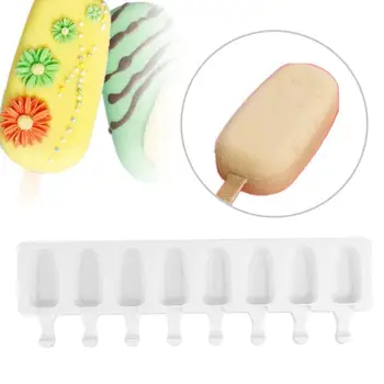 

Freezer Ice Cream Makers Mold Popsicle Molds Silicone Cake Reusable Ice Tray Icecream Lolly Cube Kitchen Tool Form Diy D4Q7