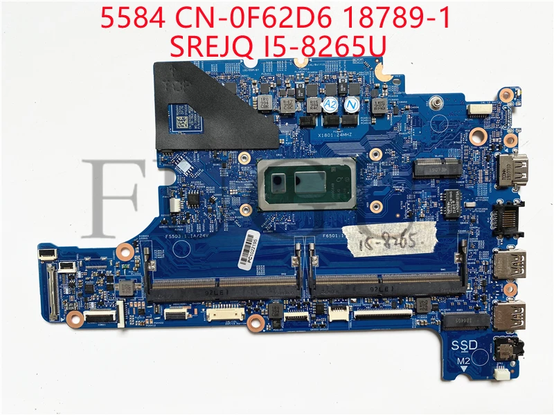 Материнская плата для ноутбука CN-0F62D6 18789-1 dell 5584 с экраном 100% дюйма | Компьютеры и
