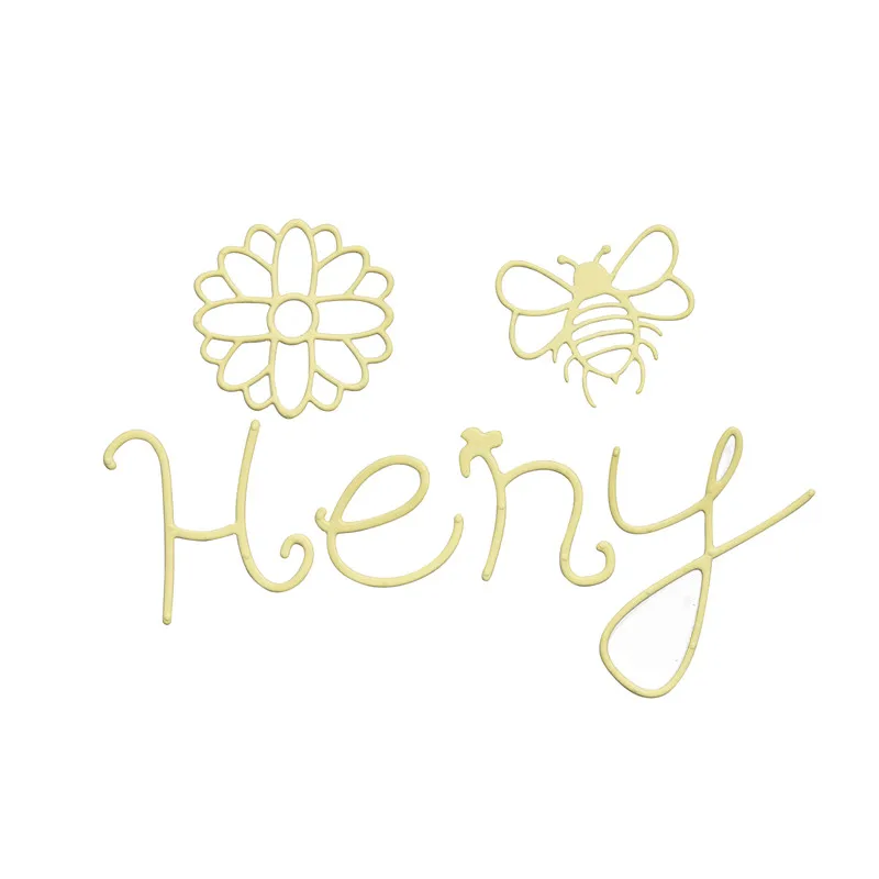 Naifumodo Honey Word Dies Bee Metal Cutting Dies for Card Making Scrapbooking Embossing Flower Die Cut Craft New 2019 for Dies
Naifumodo Honey Word Dies Bee Metal Cutting Dies for Card Making Scrapbooking Embossing Flower Die Cut Craft New 2019 for Dies