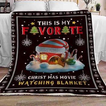 150 X 200CM Christmas Blanket Double-Sided Thickening Super Soft Cozy Warm Plush Throws Blanket For Adults And Children
150 X 200CM Christmas Blanket Double-Sided Thickening Super Soft Cozy Warm Plush Throws Blanket For Adults And Children