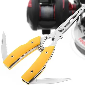 New Fishing Plier Scissor Braid Line Lure Hook Remover Fishing Tool Cutting Fish Scissors Tackle Pliers Use K6J6
New Fishing Plier Scissor Braid Line Lure Hook Remover Fishing Tool Cutting Fish Scissors Tackle Pliers Use K6J6