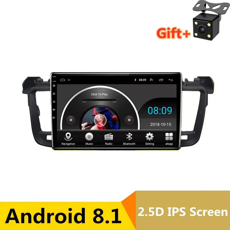 9" Android 8.1 Car video player GPS navigation radio Stereo For PEUGEOT 508 2011 2012 2013-2017 audio bluetooth wifi
9" Android 8.1 Car video player GPS navigation radio Stereo For PEUGEOT 508 2011 2012 2013-2017 audio bluetooth wifi