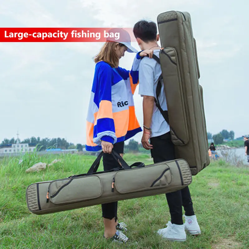 Travel Canvas Fishing Gear Bag Fishing Pole Bag Waterproof Protector Sleeve Fishing Rod Bag Convenient Organizer Handbag Pouch
Travel Canvas Fishing Gear Bag Fishing Pole Bag Waterproof Protector Sleeve Fishing Rod Bag Convenient Organizer Handbag Pouch