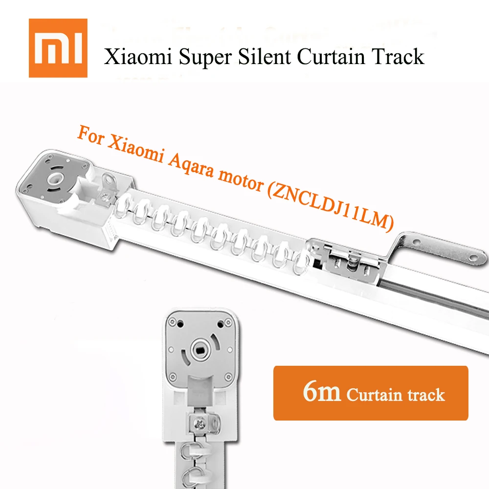 6m Xiaomi Super Silent Electric Curtain Track for Mijia Aqara Motor,Automatic Curtain Rails/Cornice,Ceiling Instal,Double Open
6m Xiaomi Super Silent Electric Curtain Track for Mijia Aqara Motor,Automatic Curtain Rails/Cornice,Ceiling Instal,Double Open