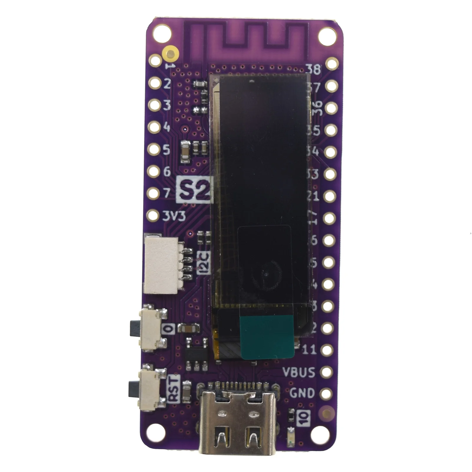S2 Pico V1.0.0 - LOLIN Wi-Fi IOT плата с OLED основанием ESP32-S2FN4R2 4MB FLASH 2MB PSRAM MicroPython Arduino совместима |