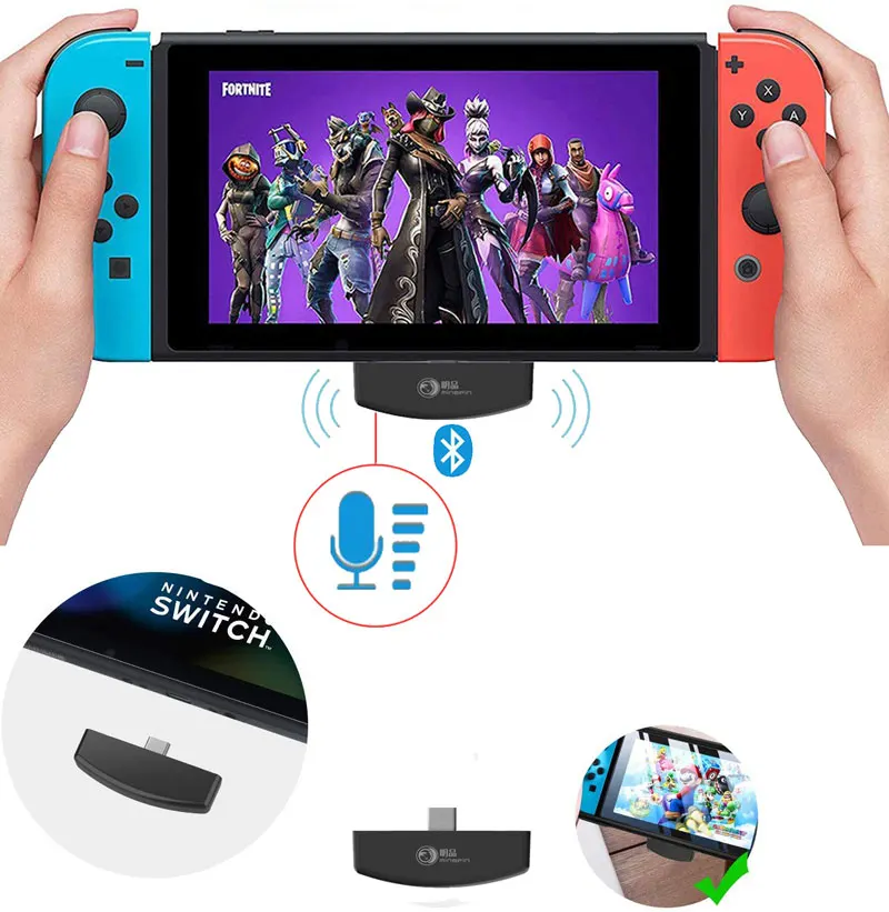 Wireless Audio Receiver Adapter For Nintend Switch Switch Lite PS4 PS3 PC Bluetooth Headset Converter Support Microphone
Wireless Audio Receiver Adapter For Nintend Switch Switch Lite PS4 PS3 PC Bluetooth Headset Converter Support Microphone