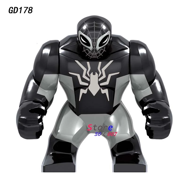 Single Marvel Avengers Dark Spider Man Spiderman Hellfire Elementals Sandman Big size Thanos IronMan building blocks Kid Toys
Single Marvel Avengers Dark Spider Man Spiderman Hellfire Elementals Sandman Big size Thanos IronMan building blocks Kid Toys
