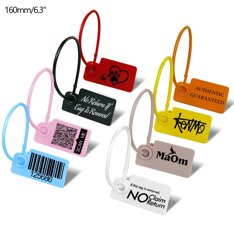 100Pcs Custom Hang Tag Plastic Disposable Garment Price Brand Logo Gift Retail Security Label Tags for Clothes Shoes 160mm/6.3"
100Pcs Custom Hang Tag Plastic Disposable Garment Price Brand Logo Gift Retail Security Label Tags for Clothes Shoes 160mm/6.3"