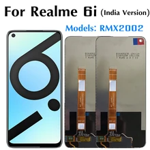 Bloc écran tactile LCD de remplacement, 6.5 pouces, RMX2002, pour Oppo Realme 6i version indienne=