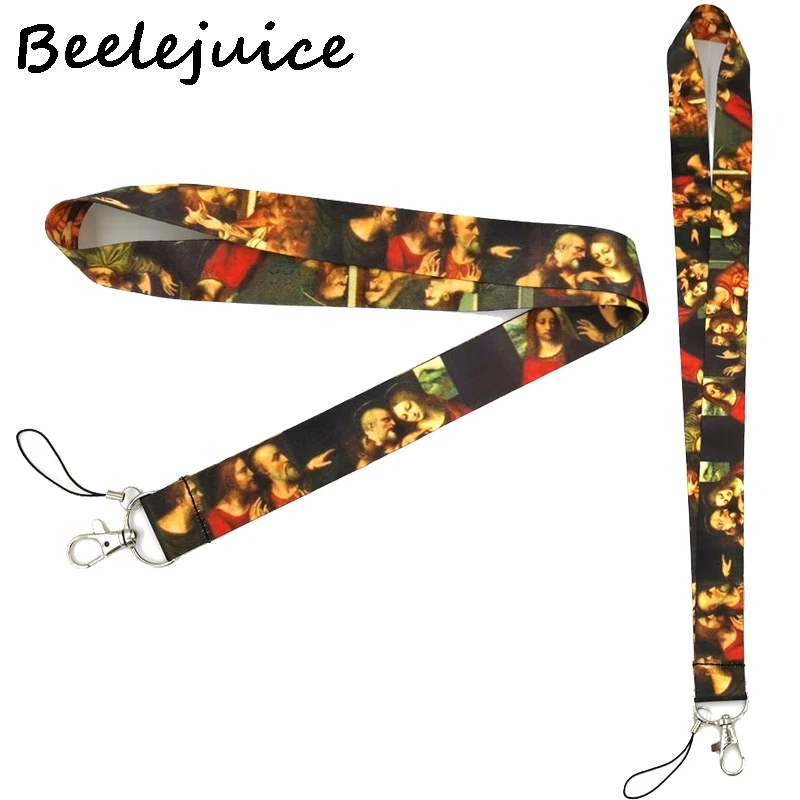 Da Vinci painting The Last Supper Neck Strap Lanyards ID badge card holder keychain Mobile Phone Strap Gifts decoration 
Da Vinci painting The Last Supper Neck Strap Lanyards ID badge card holder keychain Mobile Phone Strap Gifts decoration