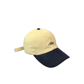 2019 New Baseball Cap Creative Stitching Spring and Autumn Corduroy Cap Casual Hats Wild Alphabet Cap
2019 New Baseball Cap Creative Stitching Spring and Autumn Corduroy Cap Casual Hats Wild Alphabet Cap