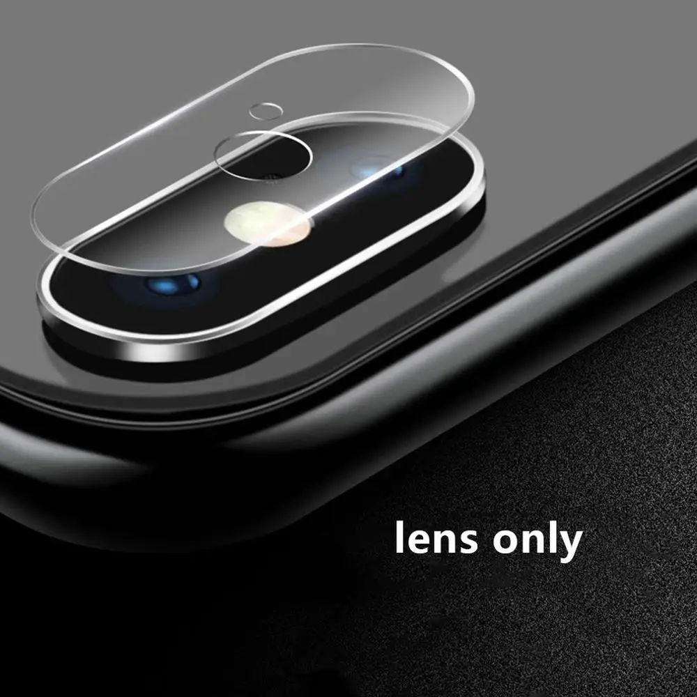 For iPhone XS Max Back Camera Lens Tempered Glass Film For iPhone XS Case Cover Protective Film Glas Lens Screen Protector Boxed