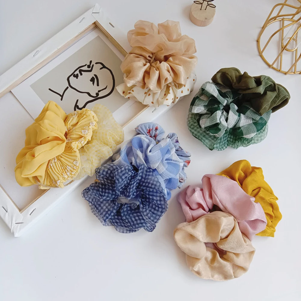 3PCS/Set Cloth Solid Color Hair Ties Scrunchie Elastic Hair Bands Women Luxury Soft Hair Accessories Ponytail Holder Hair Rope
3PCS/Set Cloth Solid Color Hair Ties Scrunchie Elastic Hair Bands Women Luxury Soft Hair Accessories Ponytail Holder Hair Rope
