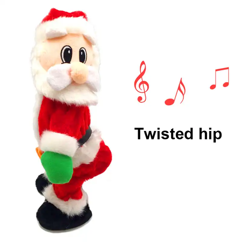 doll hip shake figure christmas gifts boneca de papai noel uyt