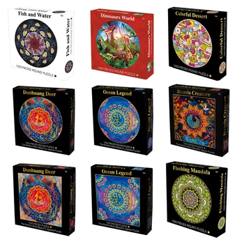 1000 Pieces Jigsaw Puzzle Colorful Rainbow Round Geometrical Photo Puzzle Adult Puzzles Kids game Toys Home Decoration Toys
1000 Pieces Jigsaw Puzzle Colorful Rainbow Round Geometrical Photo Puzzle Adult Puzzles Kids game Toys Home Decoration Toys