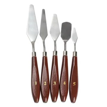 5Pcs Professional Stainless Steel Spatula Kit Palette for oil painting Knife Fine Arts Painting Tool Set flexible blades
5Pcs Professional Stainless Steel Spatula Kit Palette for oil painting Knife Fine Arts Painting Tool Set flexible blades