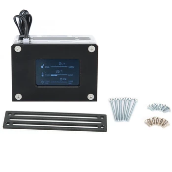 Intelligent Water Cooling LCD Flow Meter Temperature Detection G1/4in Thread for PC Water Cooling System Accessories
Intelligent Water Cooling LCD Flow Meter Temperature Detection G1/4in Thread for PC Water Cooling System Accessories