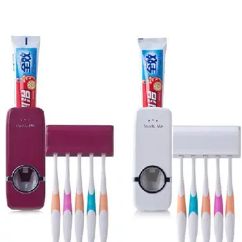 1set Creative Toothbrush Holder Lazy Toothpaste Squeezer Plastic Automatic Toothpaste Squeezer Toothbrush Holder Wash And Gargle
1set Creative Toothbrush Holder Lazy Toothpaste Squeezer Plastic Automatic Toothpaste Squeezer Toothbrush Holder Wash And Gargle