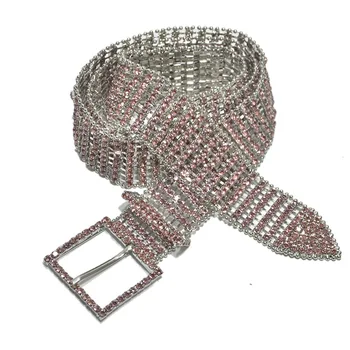 New Female Fashion Luxury 8 rows Rhinestone For Women Wide Belt Silver Bride Wedding Crystal Diamond Waist Chain Belts 
New Female Fashion Luxury 8 rows Rhinestone For Women Wide Belt Silver Bride Wedding Crystal Diamond Waist Chain Belts