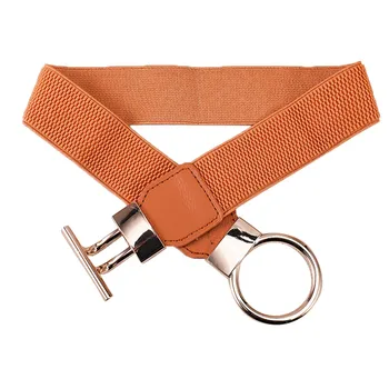 Luxury Classic Elastic Belt Women 2020 Fashion Ring Round Buckle Waist Belt for Women Simple and Versatile Decoration with Dress
Luxury Classic Elastic Belt Women 2020 Fashion Ring Round Buckle Waist Belt for Women Simple and Versatile Decoration with Dress