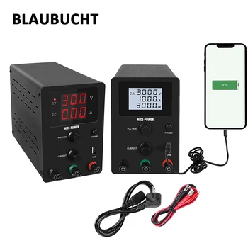 BLAUBUCHT 3/4 Digits DC Laboratory Switching Power Supply Adjustable 30V 10A 5A Bench Source Voltage Stabilizer 0.001A/0.01A
BLAUBUCHT 3/4 Digits DC Laboratory Switching Power Supply Adjustable 30V 10A 5A Bench Source Voltage Stabilizer 0.001A/0.01A