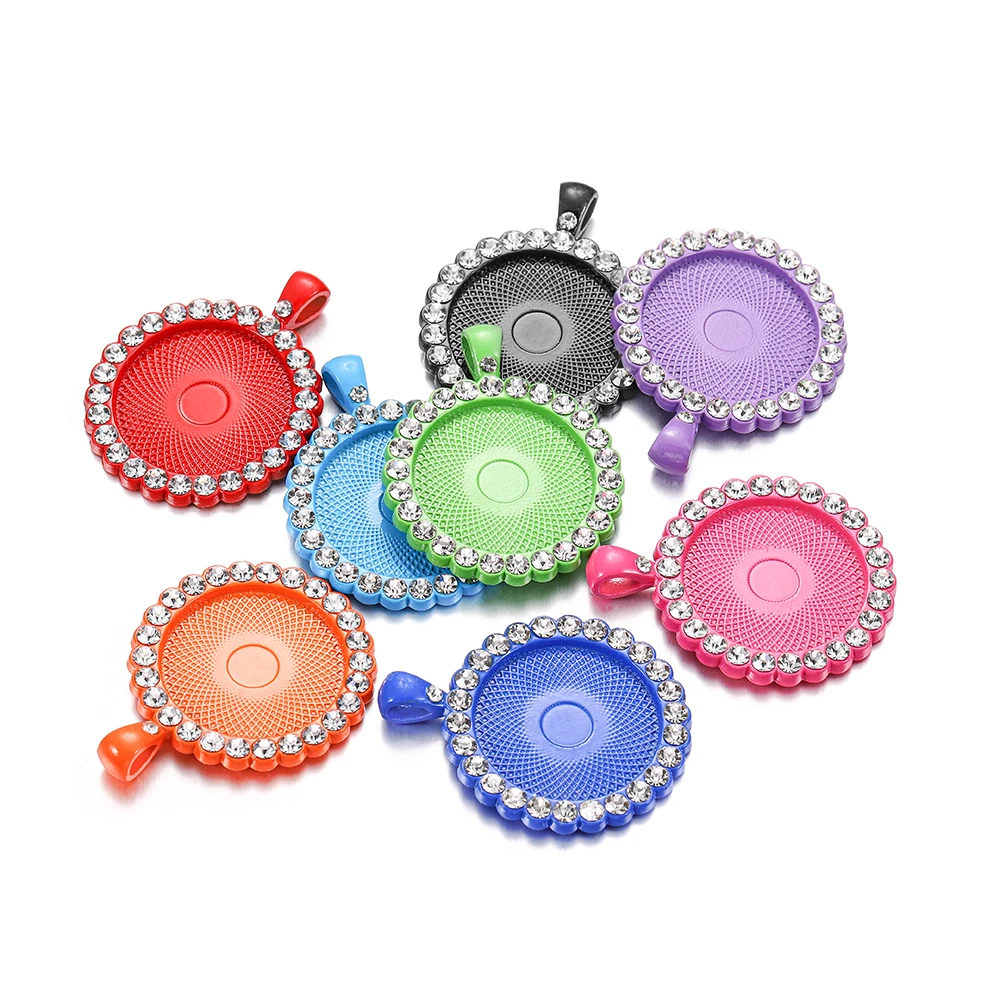 5Pcs/Lot 25mm Round Cameo Crystal Cabochon Blank Setting Tray Base Memory Photo For DIY Pendants Jewelry Making Accessories
5Pcs/Lot 25mm Round Cameo Crystal Cabochon Blank Setting Tray Base Memory Photo For DIY Pendants Jewelry Making Accessories