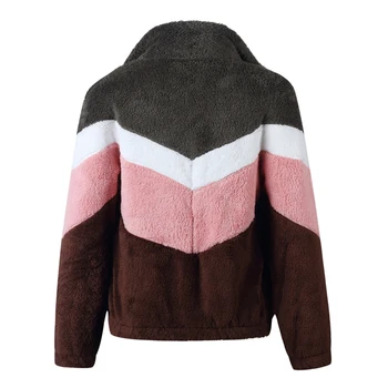 Women's Sewn Coats Geometric Zipper Pockets Sleeve Brass Flannel Sweatshirt Pullover Jacket Winter Coat Jacket Women's Tops
Women's Sewn Coats Geometric Zipper Pockets Sleeve Brass Flannel Sweatshirt Pullover Jacket Winter Coat Jacket Women's Tops