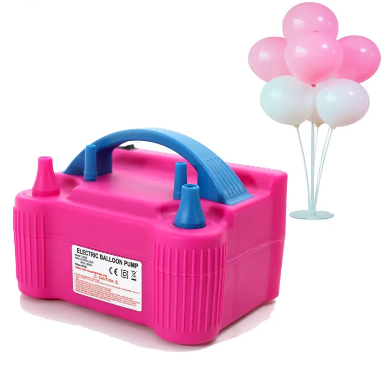 Электрический воздушный насос для накачки воздушных шаров с двойным соплом 
Электрический воздушный насос для накачки воздушных шаров с двойным соплом