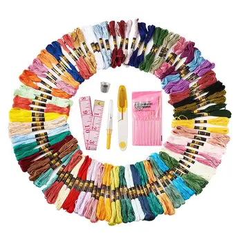 Mixed Color Cotton Cords Embroidery Threads Needles Finger Thimbles Shield Sewing Grip Protector Seam Ripper Cross Stitch Tools
Mixed Color Cotton Cords Embroidery Threads Needles Finger Thimbles Shield Sewing Grip Protector Seam Ripper Cross Stitch Tools