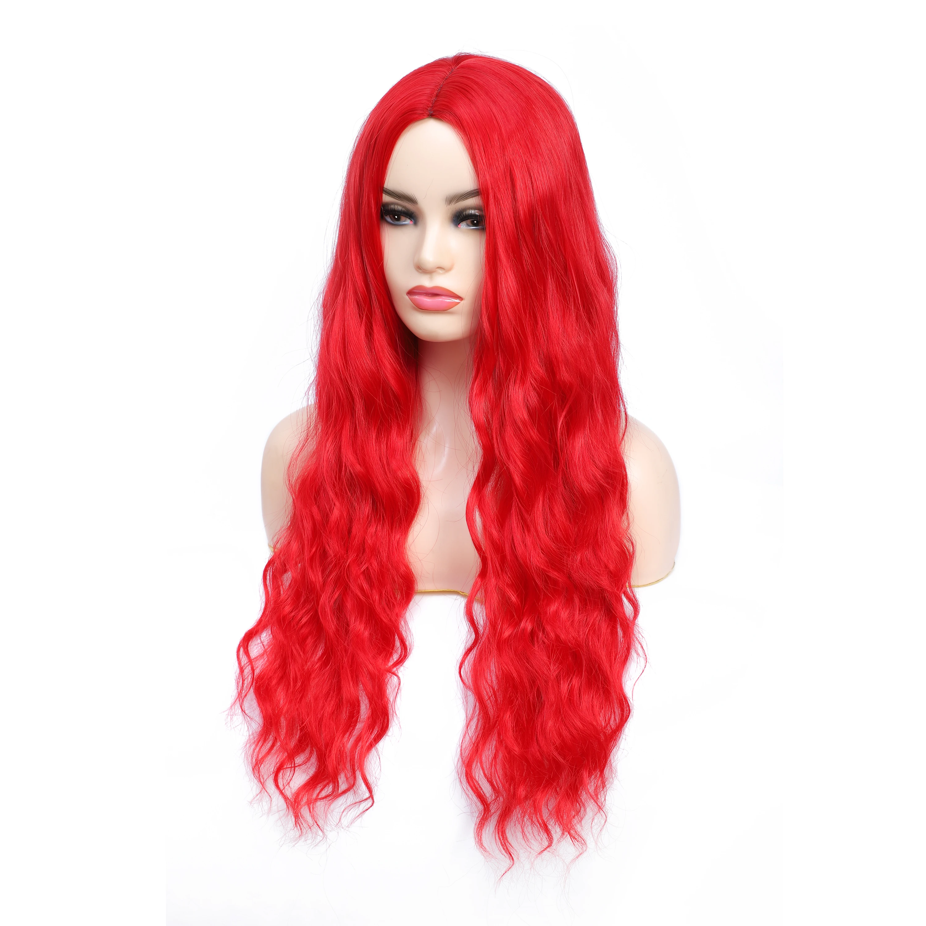 LANYI Red Wigs 26 Inches Long Wavy Wig Synthetic Women’s Wigs Middle Part Lolita Wigs Cosplay Costumes Anime Wig Heat Resistant
LANYI Red Wigs 26 Inches Long Wavy Wig Synthetic Women’s Wigs Middle Part Lolita Wigs Cosplay Costumes Anime Wig Heat Resistant