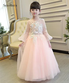 Real Picture Custom Flower Girl Dress 3D Applique Lace Kid Children Cloth Baby Girl Birthday Pageant Gown Any Size
Real Picture Custom Flower Girl Dress 3D Applique Lace Kid Children Cloth Baby Girl Birthday Pageant Gown Any Size