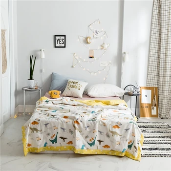 Cartoon Dinosaur Summer Quilt Cotton Cool Air Conditioner Duvet Washable Quilted Summer Duvet Comforter Bed Quilt for Children
Cartoon Dinosaur Summer Quilt Cotton Cool Air Conditioner Duvet Washable Quilted Summer Duvet Comforter Bed Quilt for Children