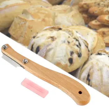 2Pcs Specialty Bread Baguette French Toast Trim Knife Wood Handle 10Pcs Replacement Blades French Toast Bagel Cutter Bakery Tool
2Pcs Specialty Bread Baguette French Toast Trim Knife Wood Handle 10Pcs Replacement Blades French Toast Bagel Cutter Bakery Tool