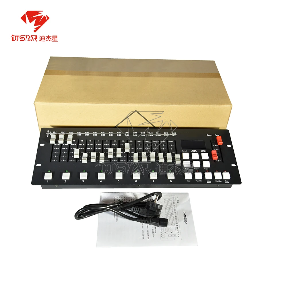 DMX Console 256 Stage Controller Stage Light DJ Control Equipment For Par Uplighting LED Moving Head Lyre Wedding Event Dance
DMX Console 256 Stage Controller Stage Light DJ Control Equipment For Par Uplighting LED Moving Head Lyre Wedding Event Dance