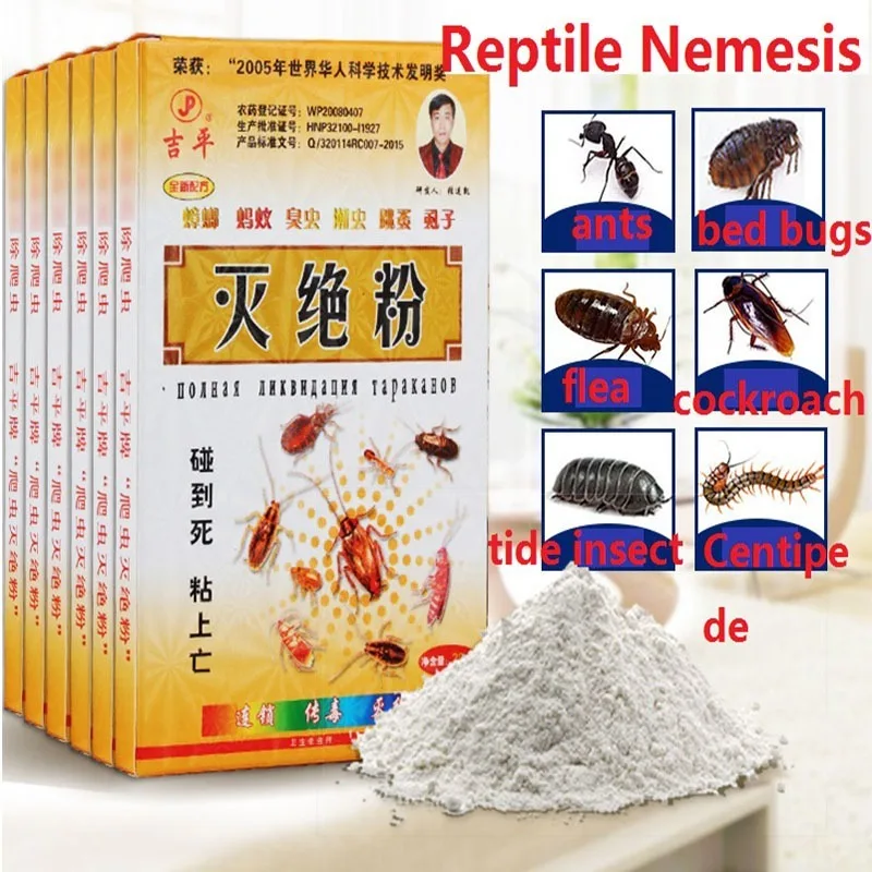 Effective Eliminate Powder Cockroach Killing Bait Poison Extinct Powder Fleas Bed Bug Lice Ants Insect Insecticide Powder
Effective Eliminate Powder Cockroach Killing Bait Poison Extinct Powder Fleas Bed Bug Lice Ants Insect Insecticide Powder