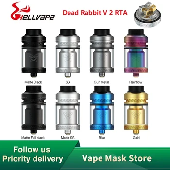 Original Hellvape Dead Rabbit V2 RTA 5ml Capacity & Single / Dual Coil Building Vape Atomizer Improved Y-type Deck VS Zeus X
Original Hellvape Dead Rabbit V2 RTA 5ml Capacity & Single / Dual Coil Building Vape Atomizer Improved Y-type Deck VS Zeus X