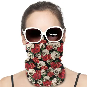 Skulls & Roses Black Mans Woman Headband Neck Gaiter face mask Sunscreen UV Dust Protection for Hiking 
Skulls & Roses Black Mans Woman Headband Neck Gaiter face mask Sunscreen UV Dust Protection for Hiking