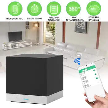 Leory 5V/1A Black Universal WiFi IR Smart Automatic Remote Control Switch Smart Home Magic Cube Globe Version for Android/IOS
Leory 5V/1A Black Universal WiFi IR Smart Automatic Remote Control Switch Smart Home Magic Cube Globe Version for Android/IOS