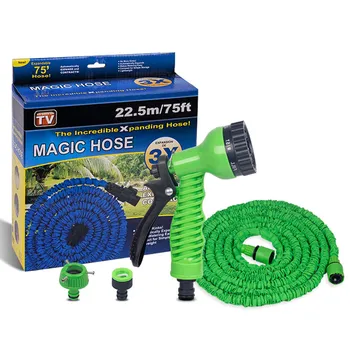 25FT-250FT Multifunction Garden Home Expandable Magic Flexible Water Hose EU Hose Plastic Pipe With Spray Gun To Watering Car Wa
25FT-250FT Multifunction Garden Home Expandable Magic Flexible Water Hose EU Hose Plastic Pipe With Spray Gun To Watering Car Wa