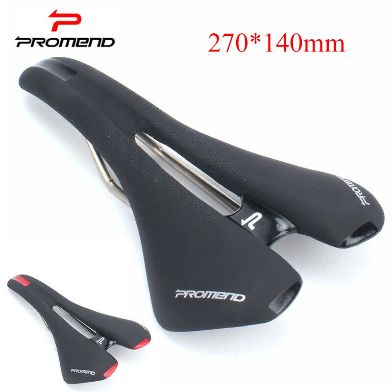 

PROMEND MTB Saddle Comfortable Hollow Road Bike Seat Leather Bicycle Cushion Breathable Cycling Bike Seat Bicycle Accessories