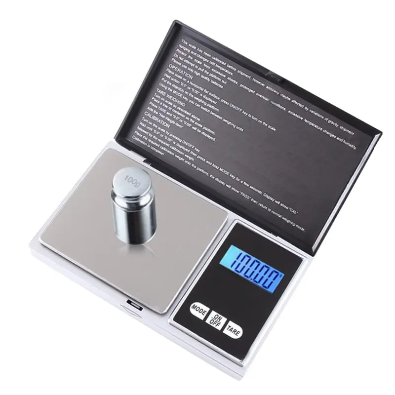 1Pcs Digital Jewelry Scale 100/200/300/500/1000g 0.01/0.1g Precise LCD Display Pocket Scale Gram Weight For Kitchen Drug
1Pcs Digital Jewelry Scale 100/200/300/500/1000g 0.01/0.1g Precise LCD Display Pocket Scale Gram Weight For Kitchen Drug